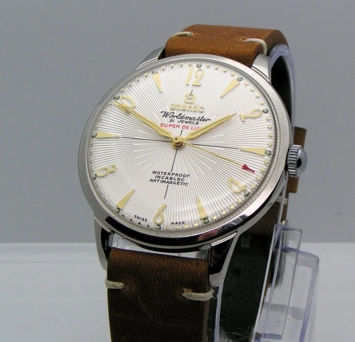 Atlantic Worldmaster - Super de Luxe - cal. AS 1604 - Promienista Tarcza - Men - 1960 - 1969
