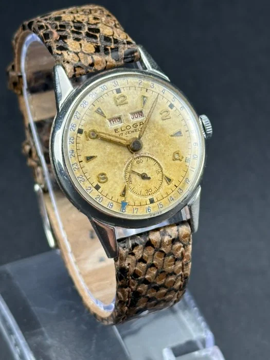 Eloga - Tri - Calendar Pointer Date (Cal Venus 203) - 699 - Men - 1950 - 1959