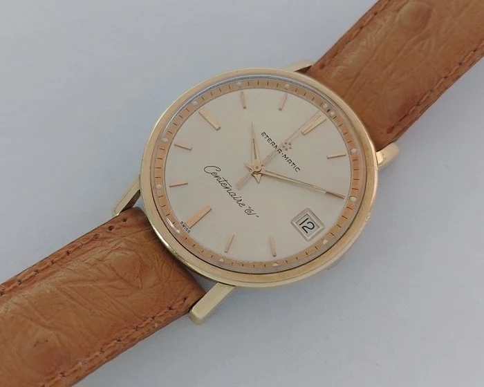 Eterna - Matic - Centenaire "61" Automatic – 18k Gold - Lünette & Stahl - Men - 1961