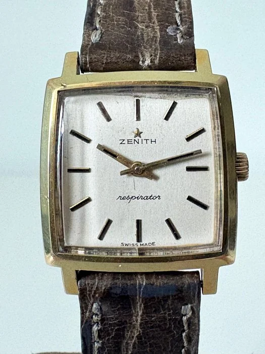 Zenith – Respirator – Cal. 1730 – Gold Plated – 1960s - Unisex - 1960 - 1969